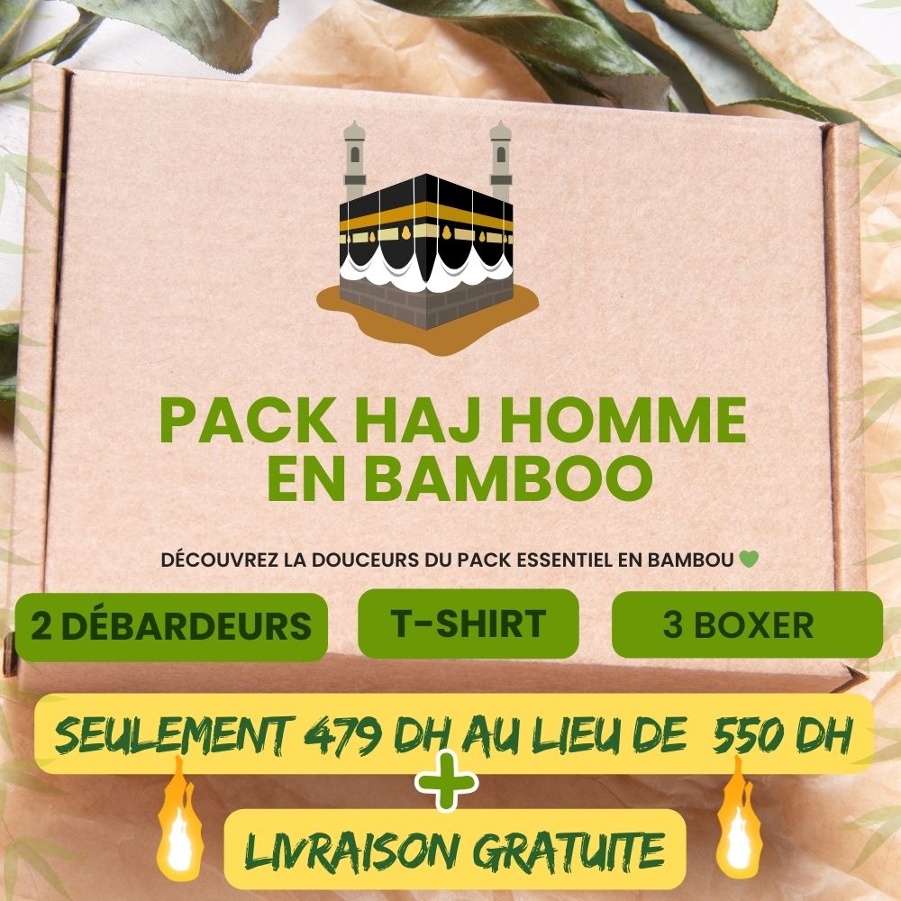 Pack HAJJ Homme luxe en Bamboo Wearbamboo