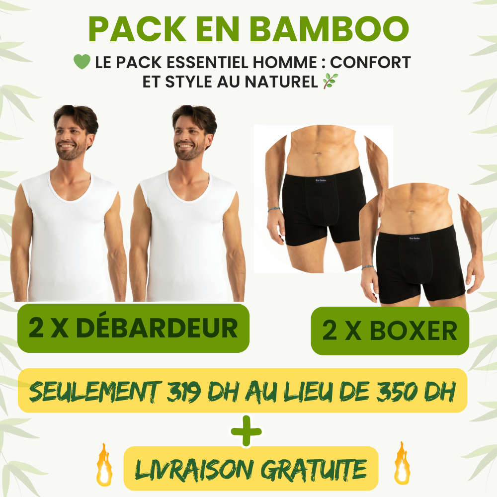 Pack Homme luxe Wearbamboo