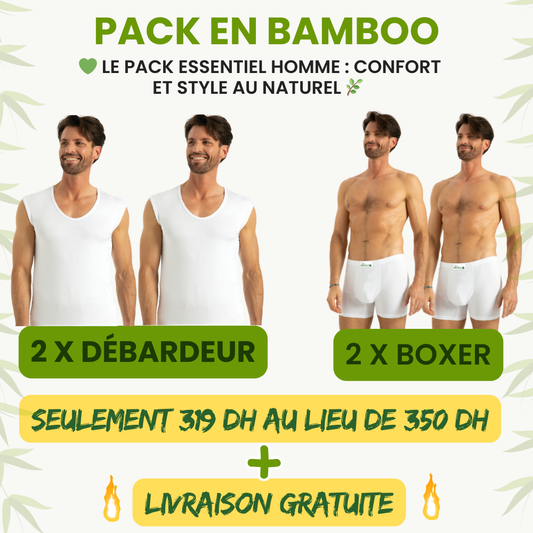 Pack Homme luxe Wearbamboo