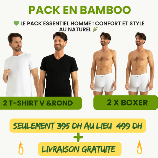 Pack Homme luxe 3 Wearbamboo