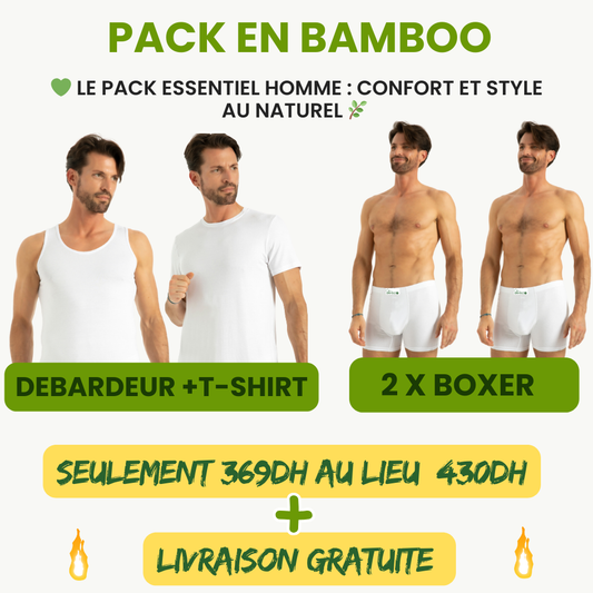 Pack Homme luxe 2 Wearbamboo