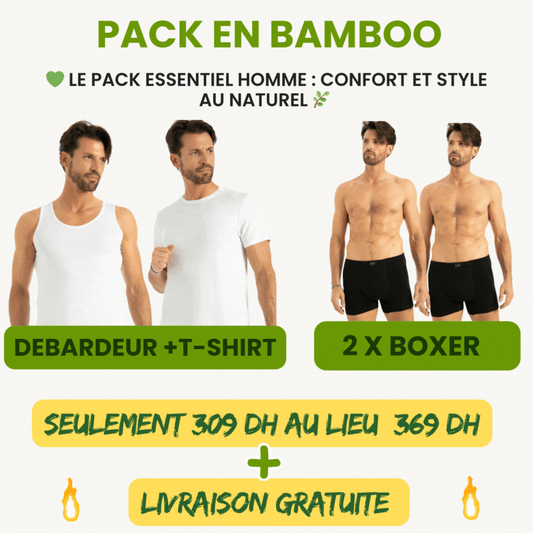 Pack Homme luxe 2 Wearbamboo