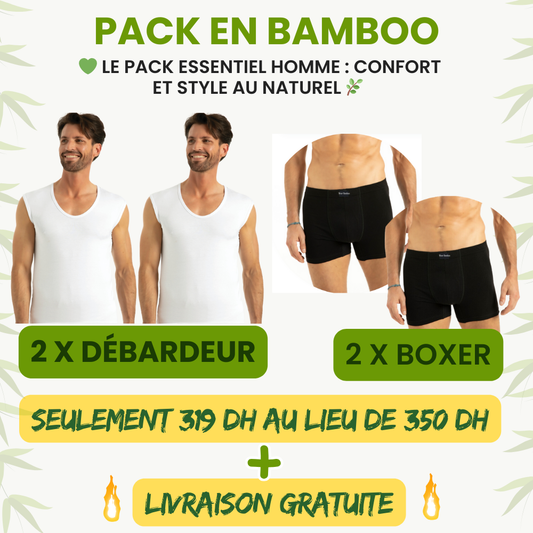 Pack Homme luxe Wearbamboo
