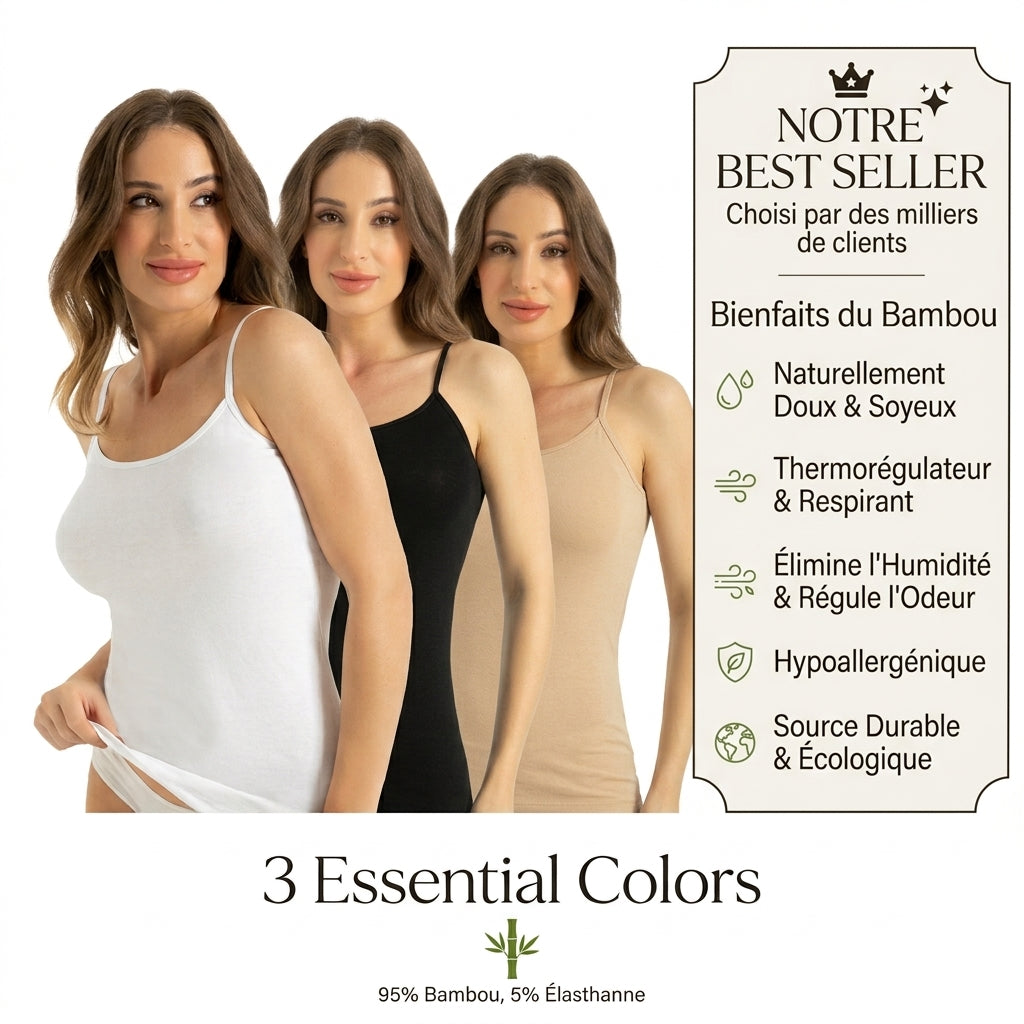 Le Pack de 3 débardeurs Femme - Notre best seller Ma boutique
