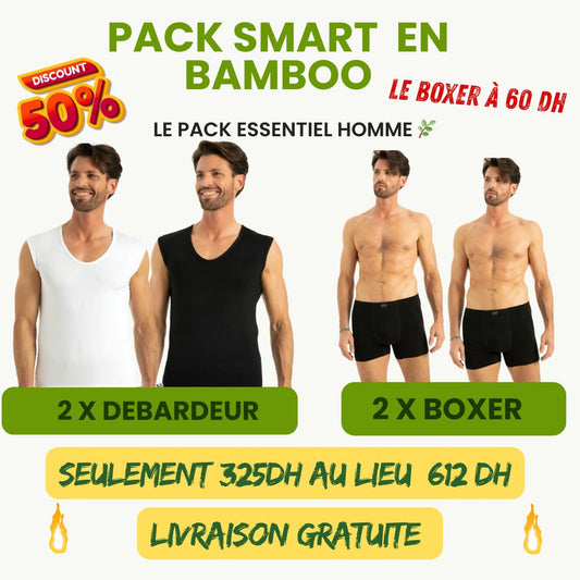 Pack smart Basic Homme Wearbamboo