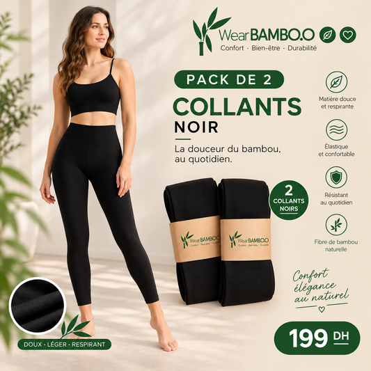 Pack 2 Collants ultra confortable Ma boutique